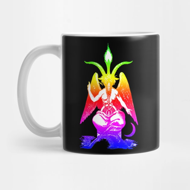 Rainbow Pride Baphomet by artpirate